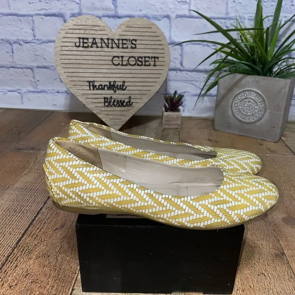 SAS Lacey - Ballet Flat Color: Chevron Yellow
